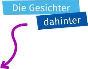 Grafik „Die Gesichter dahinter“ der DIAKO-Imagekampagne