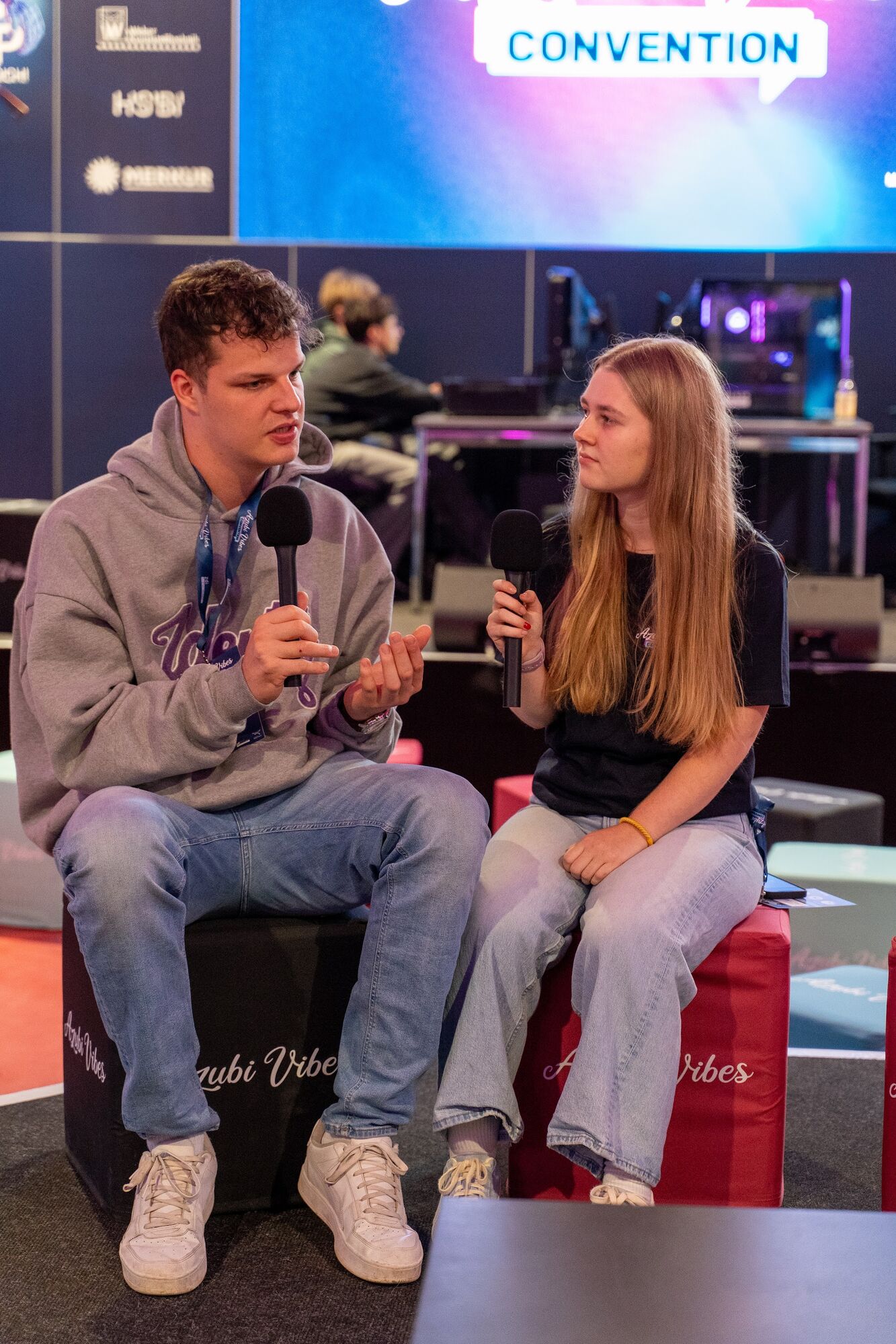 Azubi-Interview auf der Azubi Vibes Convention