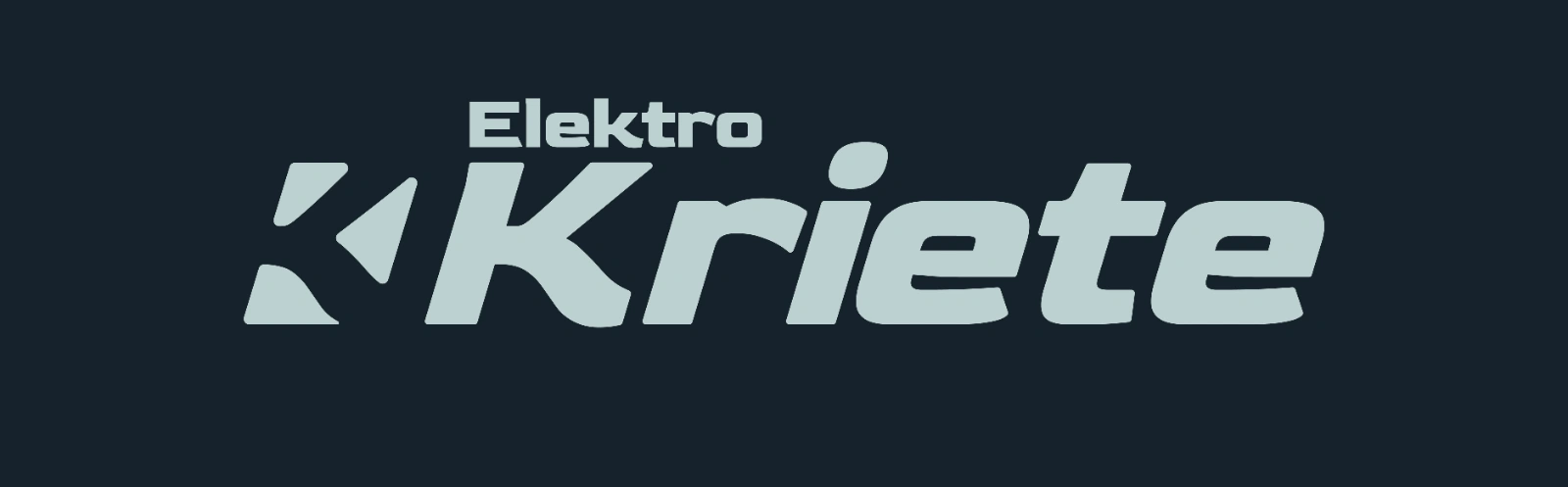 Elektro Kriete - 1 • Elektro Kriete Kastenlogo von Elektro Kriete mit Signet und Wortmarke